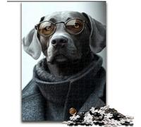 Jigsaw Puzzles 1000 Pieces for Adults Handsome Dog Puzzle Perfect for Family Fun on Christmas, Thanksgiving, Birthdays & Easter 50X75CM
