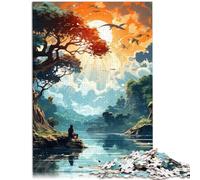 Jigsaw Puzzles 1000 Pieces for Adults happy place Jigsaw Puzzle 26x38cm Unique Home Decor and Gifts for and teenager Age 14 Years Up