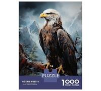 Jigsaw Puzzles 1000 Pieces for Adults Hawk on Branch Jigsaw Puzzle DIY Toys But Fun And Humorous Deal As Gifts for The Whole Family 52x38cm/1000pcs