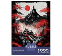 Jigsaw Puzzles 1000 Pieces for Adults Hidden Monastery Sumi Art Adult Puzzles Toy Wall Decor But Fun And Humorous Help The Brain Exercise 70x50cm/1000pcs
