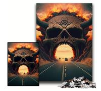 Jigsaw Puzzles 1000 Pieces for Adults Highway to Hell Jigsaw Puzzles for Adults, 1000 Piece Engaging Family Game Night Activity Size 50x75cm