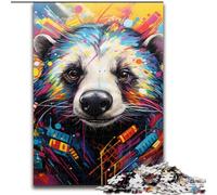 Jigsaw Puzzles 1000 Pieces for Adults Horse Graffiti Impossible Jigsaw Puzzles for Adults size : 38x26cm Challenging Brain Teaser for Teenagers, Family Fun Interactive Game