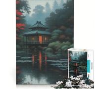 Jigsaw Puzzles 1000 Pieces for Adults House on The Lake, Educational Toy, Difficult Hard, for Birthday, Chrismas (38x26cm)