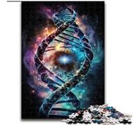 Jigsaw Puzzles 1000 Pieces for Adults Human DNA in The Space Jigsaw Puzzle Made of cardboard,Relax & Challenge, Colorful Home Decor Art, for Friends 1000pcs(26x38cm)