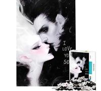 Jigsaw Puzzles 1000 Pieces for Adults I Love Your Soul Romantic Gothic Art Educational Game Challenging Game Toys Great Gifts But Fun And Humorous (Size 38x52cm)