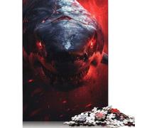 Jigsaw Puzzles 1000 Pieces for Adults Inferno Eyes of The Shark Jigsaws Puzzle for 1000 Piece Puzzles Educational Games 38x26cm/1000pcs
