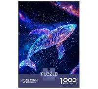 Jigsaw Puzzles 1000 Pieces for Adults Interstellar Nebula Whale Jigsaws for Adults Fun Games A Work of Art Deal As Gifts for The Whole Family 38x26cm/1000pcs