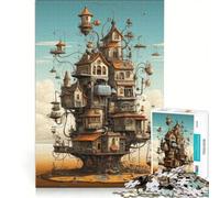 Jigsaw Puzzles 1000 Pieces for Adults Invention of Coffee, Educational Toy, Difficult Hard, for Birthday, Chrismas (50x75cm)