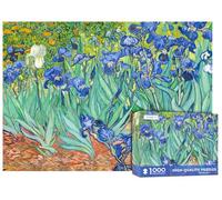 Jigsaw Puzzles 1000 Pieces For Adults-Irises Puzzles For Adults 1000 Pieces Vincent Van Gogh Gallery Puzzles for Adults Jigsaw Puzzle Famous Painting 1000 Piece Puzzles 1000 Piece Puzzles For Adults