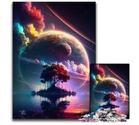 Jigsaw Puzzles 1000 Pieces for Adults Island Tree Challenging Puzzles for Mother'S Day, Birthdays, Christmas 50x75CM/19.68x29.52inch