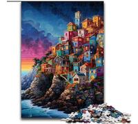 Jigsaw Puzzles 1000 Pieces for Adults Italian Seaside Scenery Jigsaw Home Activity for Holidays, Birthdays, And Family Game Nights (size : 26x38cm)