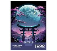 Jigsaw Puzzles 1000 Pieces for Adults Japan Gateway to The Moon Puzzle for Adults Hands-on Game Improve Memory Deal As Gifts for The Whole Family 52x38cm/1000pcs