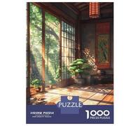 Jigsaw Puzzles 1000 Pieces for Adults Japanese House in Forest Jigsaw Puzzle DIY Toys But Fun And Humorous Deal As Gifts for The Whole Family 38x26cm/1000pcs