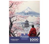 Jigsaw Puzzles 1000 Pieces for Adults Japanese Landscape Painting-1 Puzzle for Adults Hands-on Game Improve Memory Deal As Gifts for The Whole Family 38x26cm/1000pcs