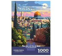 Jigsaw Puzzles 1000 Pieces for Adults Jerusalem, Palestine Travel Puzzle for Adults Hands-on Game Improve Memory Deal As Gifts for The Whole Family 70x50cm/1000pcs