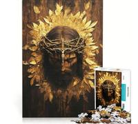 Jigsaw Puzzles 1000 Pieces for Adults Jesus Christ Crown Of Thorns Impossible Game Challenging To Complete for Is Ideal As A Gift 38x26cm