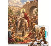 Jigsaw Puzzles 1000 Pieces for Adults Jesus Christ Impossible Game Challenging To Complete for Is Ideal As A Gift 38x26cm