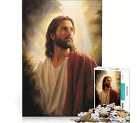 Jigsaw Puzzles 1000 Pieces for Adults Jesus Christ Painting Impossible Game Challenging To Complete for Is Ideal As A Gift 38x26cm