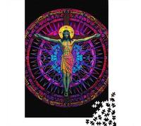 Jigsaw Puzzles 1000 Pieces for Adults Jesus Puzzle for Adults Paper Board Puzzles Family Decoration 1000pcs (38x26cm)