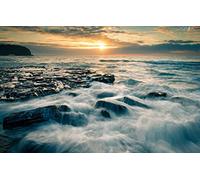 Jigsaw Puzzles 1000 Pieces for Adults jigsaw Educational Games Home Decoration Puzzle Gifts for Men,Natural Scenery,Sunset,Australia,Beach,New South Wales,Tasman Sea 26x38CM