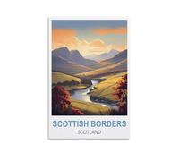 Jigsaw Puzzles 1000 Pieces for Adults jigsaw Puzzles for Adults Scottish Borders Scotland Puzzle Sets for Challenging Puzzle Game and Family Play 38x26CM