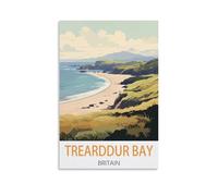 Jigsaw Puzzles 1000 Pieces for Adults jigsaw Puzzles for Adults，Trearddur Bay Britain Coastal Paper Jigsaw Puzzle 1000 Pieces Adult Toys Decompression Game 52x38cm
