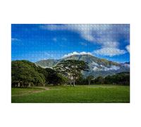 Jigsaw Puzzles 1000 Pieces for Adults Kids - View Avila Mountain at Morning from Parque del Este Caracas Venezuela Large Puzzles Pieces Fit Together Educational Intellectual Fun Game