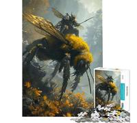 Jigsaw Puzzles 1000 Pieces for Adults King of Bees Toys Educational Games Practical Game Learning Educational Gifts Ideas (Size 50x75cm)