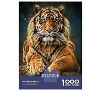 Jigsaw Puzzles 1000 Pieces for Adults King Tiger Puzzle for Adults Family Game Wall Decoration for Birthday, Chrismas 52x38cm/1000pcs