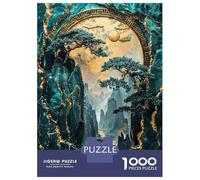 Jigsaw Puzzles 1000 Pieces for Adults Kintsugi Mountain Realm Jigsaw Puzzle Relax Games Precision Cutting Unique Birthday And Gifts 38x26cm/1000pcs
