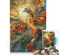Jigsaw Puzzles 1000 Pieces for Adults Kintsugi Phoenix Bird Impossible Game Challenging To Complete for Is Ideal As A Gift 50x75cm