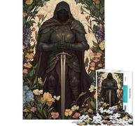Jigsaw Puzzles 1000 Pieces for Adults Knight in Bloom Puzzle for Adults Brain Teaser Game A Work of Art for Birthday, Chrismas (Size 50x75cm)