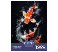 Jigsaw Puzzles 1000 Pieces for Adults Koi Underwater Dreamscape Jigsaw Puzzle DIY Toys But Fun And Humorous Deal As Gifts for The Whole Family 70x50cm/1000pcs