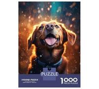 Jigsaw Puzzles 1000 Pieces for Adults Labrador Dogs Adult Jigsaw Hands-on Game Difficult Hard Unique Birthday And Gifts 38x26cm/1000pcs