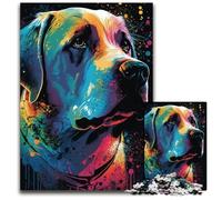 Jigsaw Puzzles 1000 Pieces for Adults Labrador Retriever Style Jigsaw Puzzles Adult Game Gift Family Interactive Game Brain Challenge Gift 1000 PCS(38x26cm)