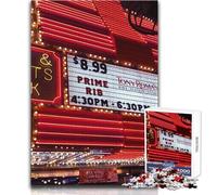 Jigsaw Puzzles 1000 Pieces for Adults Las Vegas Toy Intellectual Game Improve Memory Anti-Stress Toys Size 38x26cm