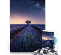 Jigsaw Puzzles 1000 Pieces for Adults Lavender fields Spiele Spielzeug Geschenk Künstlersammlung, Bildende Kunst52x38cm