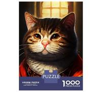 Jigsaw Puzzles 1000 Pieces for Adults Legend Cat Adult Jigsaw Puzzle DIY Toys Birthday Present Stress Reduction Gifts 38x26cm/1000pcs
