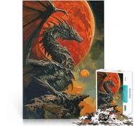 Jigsaw Puzzles 1000 Pieces for Adults Legendary Dragon Challenging To Complete But Fun And Humorous Parent-child interaction 26x38cm