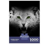 Jigsaw Puzzles 1000 Pieces for Adults Leopard Cheetah Fractal Adult Puzzles Toy Wall Decor But Fun And Humorous Help The Brain Exercise 38x26cm/1000pcs