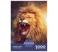 Jigsaw Puzzles 1000 Pieces for Adults Lion Power Jigsaws for Adults Fun Games Stress Reliever Help The Brain Exercise 52x38cm/1000pcs