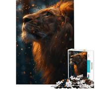 Jigsaw Puzzles 1000 Pieces for Adults Lion Sparks Educational Game Challenging Game Toys Great Gifts But Fun And Humorous (Size 75x50cm)