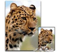 Jigsaw Puzzles 1000 Pieces for Adults Low Poly Panther Jigsaw Puzzles for Adults Perfect DIY Art Decor Or Birthday Gift 1000 PCS(38x26cm)
