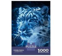 Jigsaw Puzzles 1000 Pieces for Adults Luminescent Snow Leopard Puzzles for Adults DIY Toys Home Decoration Help The Brain Exercise 70x50cm/1000pcs