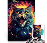 Jigsaw Puzzles 1000 Pieces for Adults maine coon cat Educational Puzzle Family Game 26x38cm Stress Reliever Staycation Kill time