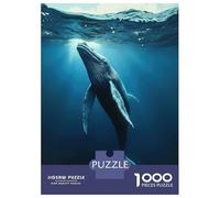 Jigsaw Puzzles 1000 Pieces for Adults Majestic Humpback Whale Jigsaw for Adults Anti-Stress Toys Birthday Present Stress Reduction Gifts 70x50cm/1000pcs