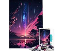 Jigsaw Puzzles 1000 Pieces for Adults Meteor Shower Fun Activities at Home For Family Fun Impossible Game for And from 14 Years And over (38x26cm)