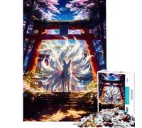 Jigsaw Puzzles 1000 Pieces for Adults Mighty Kitsune Gateway Fun Activities at Home Stress Reliever Brain Teaser Game for Age 14+ Game (50x75cm)
