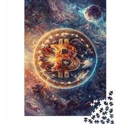 Jigsaw Puzzles 1000 Pieces for Adults | Money in Space Puzzles | 1000 Piece Jigsaw Educational Games Home Decoration Puzzle 1000pcs (38x26cm)