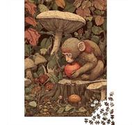 Jigsaw Puzzles 1000 Pieces for Adults Monkey in The Forest Puzzle for Adults Family Game Improve Memory Unique Birthday And Gifts 70x50cm/1000pcs